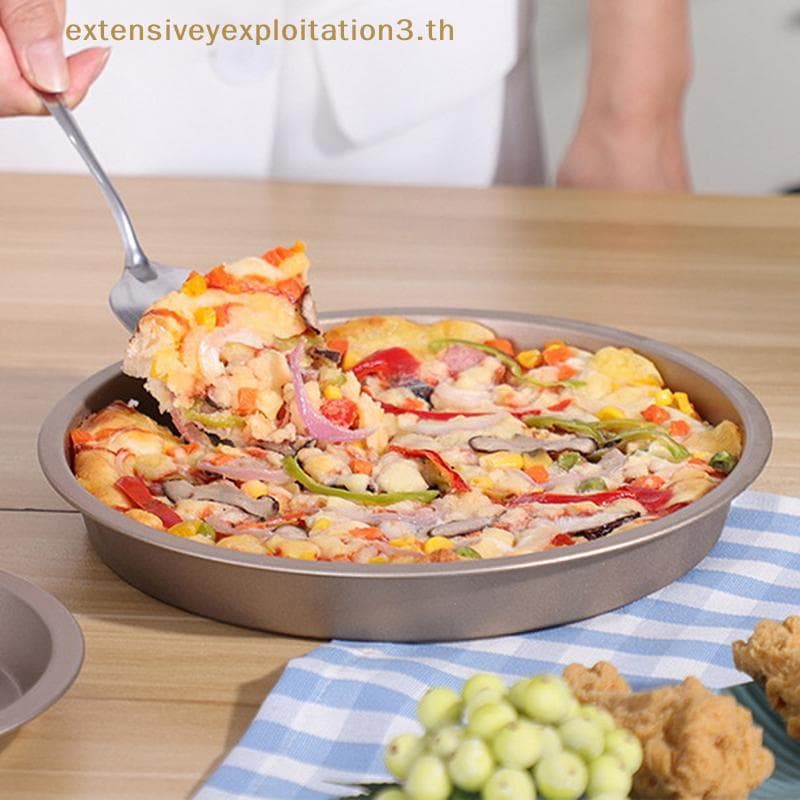 Casa EE 10/9/8/7/6 Polegada Molde De Cozimento Não-sti Fritadeira De Ar Pote Bandeja Redonda Pan Assar Pizza Bolo Cesta