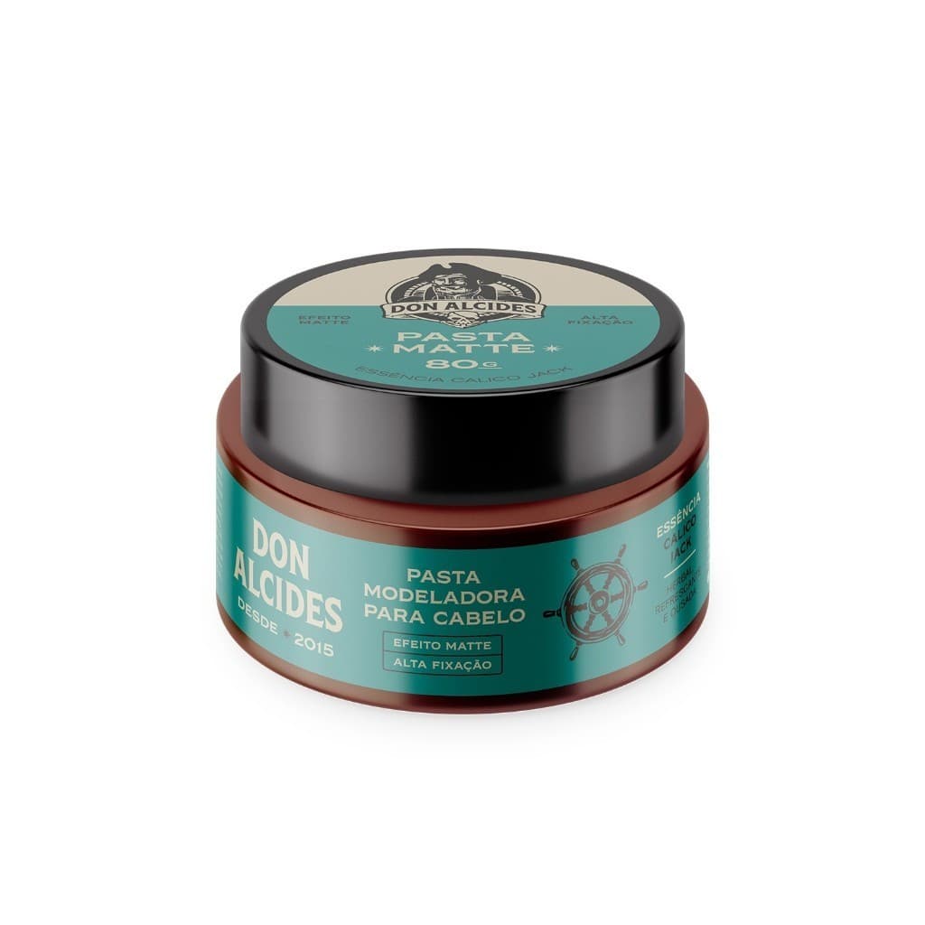 Pomada Modeladora Cabelo Matte Calico Jack Don Alcides 80g Efeito Seco Fixação