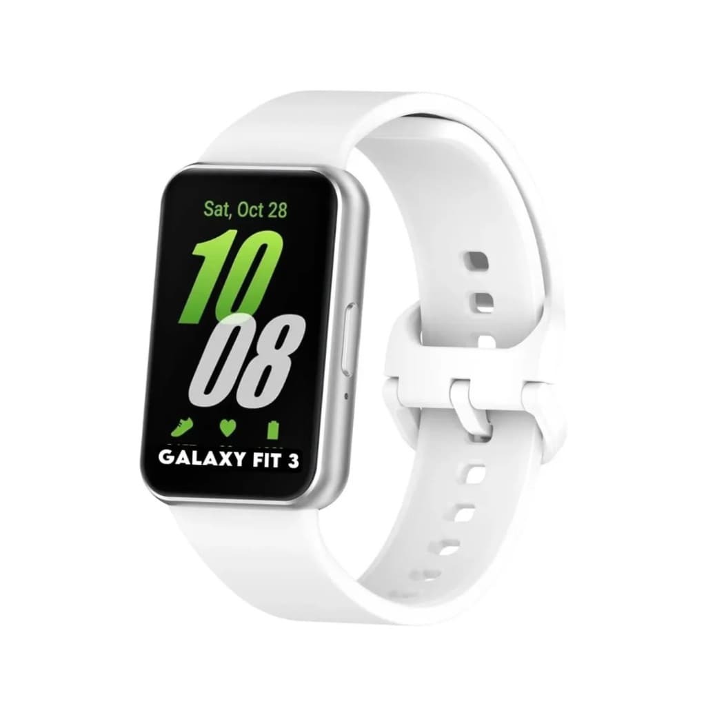 Pulseira De Silicone Samsung Galaxy Fit 3 Sm-r390 Branco