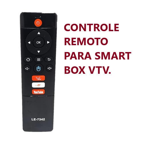 CONTROLE REMOTO PARA SMART LE-7342 - Substituto Compatível bc