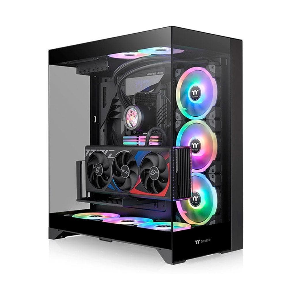 Gabinete Gamer Thermaltake E550 Tg Black Mid Tower 3 Tempered Glass Ca-1z8-00m1wn-00