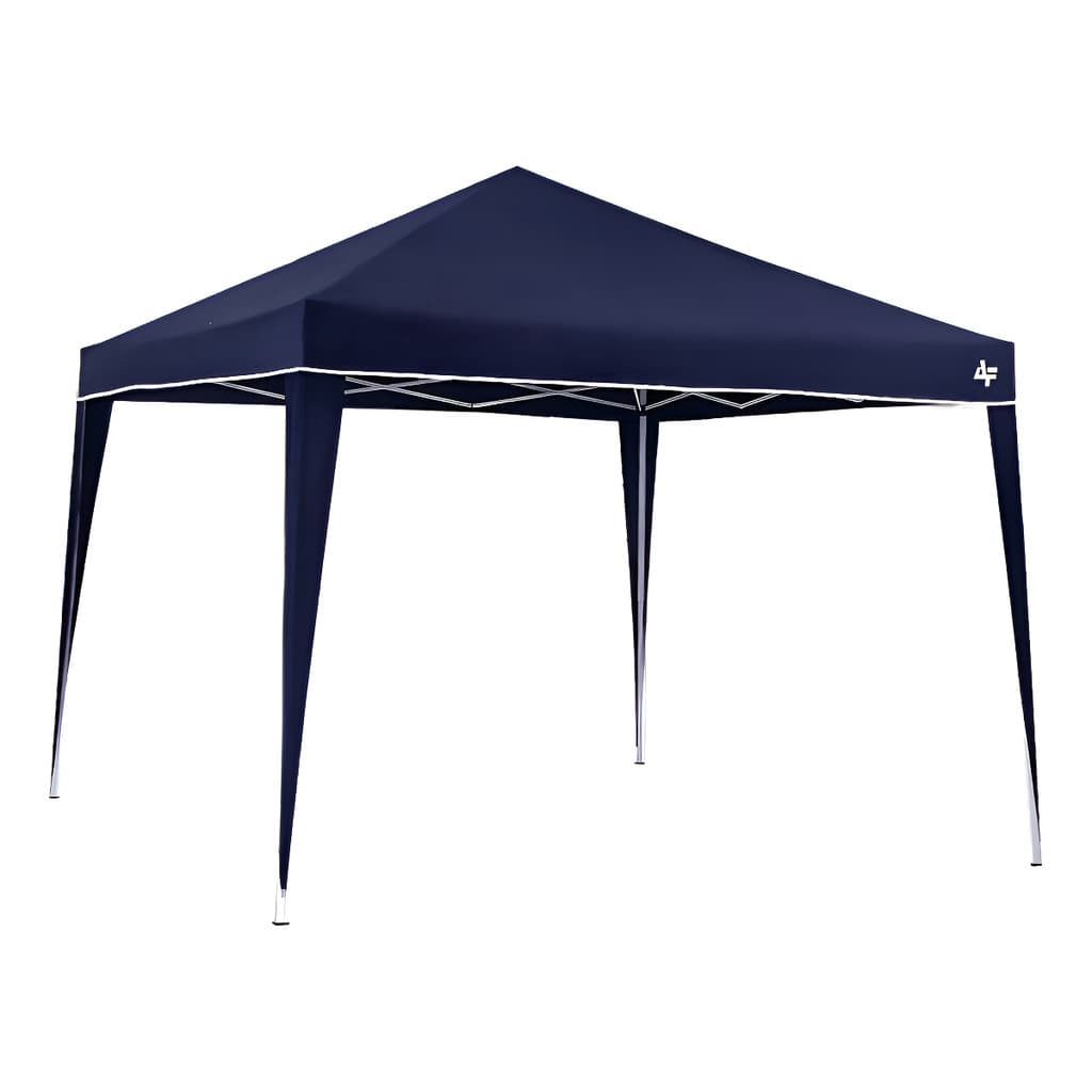 Tenda para Praia Gazebo Sanfonado 3x3 Metros  Dobrável Azul Marinho