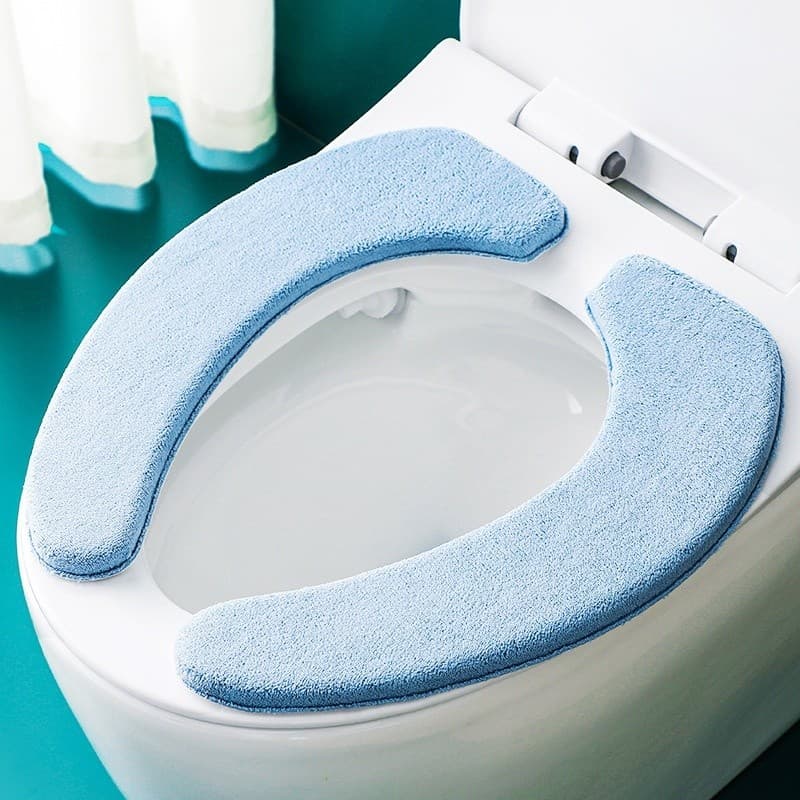 [À Prova D'Água] Toilet Seat Cover Household Adhesive Gasket/Washable/Universal Fit/Waterproof Pad