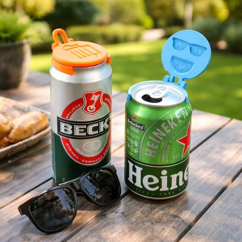 Kit 6 Protetores de Latinhas de Cerveja Vedação Hermética – Bloqueio Total de Resíduos e Preservação
