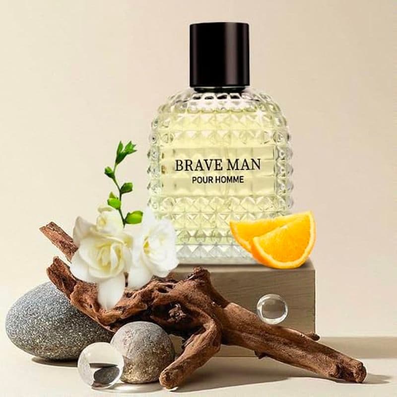 Brave Man for Men Perfume Spray Natural Pour Homme Para Homens Eau De Parfum Colônia Ótimo Sabor Uso Diário Cheiro Fresc