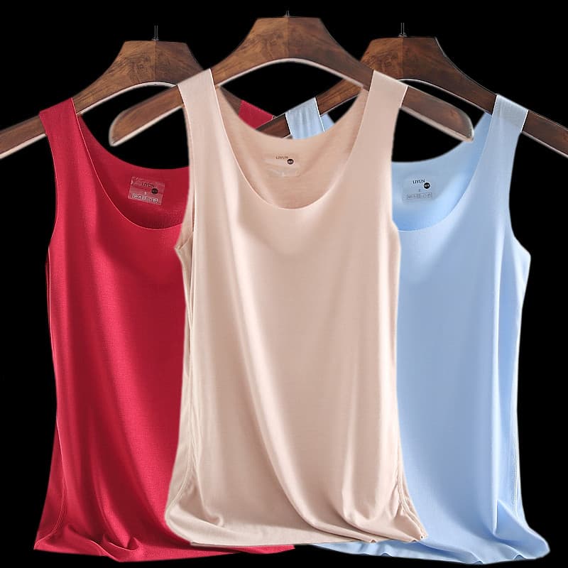 Modal sem costura camisola feminina Bottoming tamanho grande em torno do pescoço interior curto exterior Wear All-Match