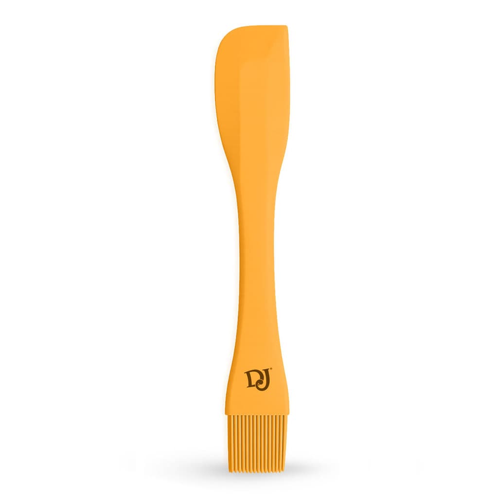 Pincel Com Espátula em Silicone Dona Jura