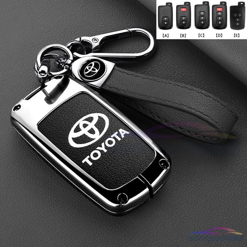 Capa de Chave em Liga de Zinco para Toyota Altis 2014 2015 Camry Hybrid Esquire 2018 Sienta Vellfire Alphard Harrier 201