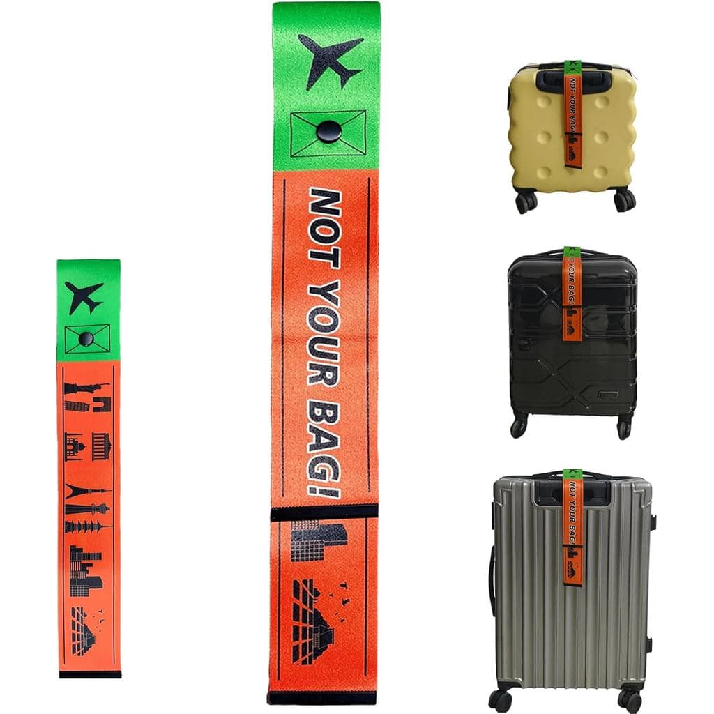 Etiquetas de Bagagem para Malas, ETIQUETAS DIVERTIDAS PARA MALAS DE VIAGEM, Identificador de Bagagem para Viagens (1 Pac