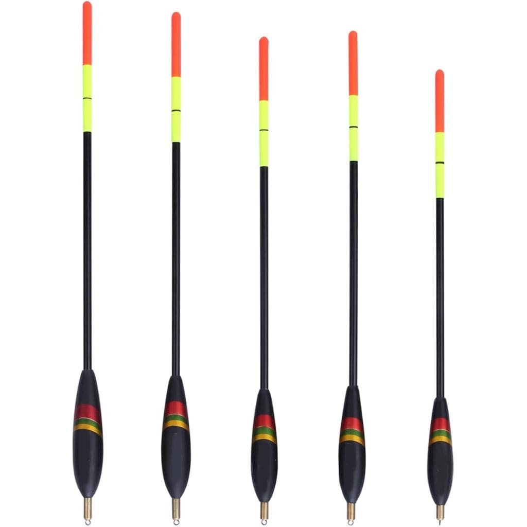 Kit de Boias de Pesca, 5 Peças de Boias de Pesca de Madeira de Balsa de Alta Sensibilidade e Kit de Boias Multiuso para