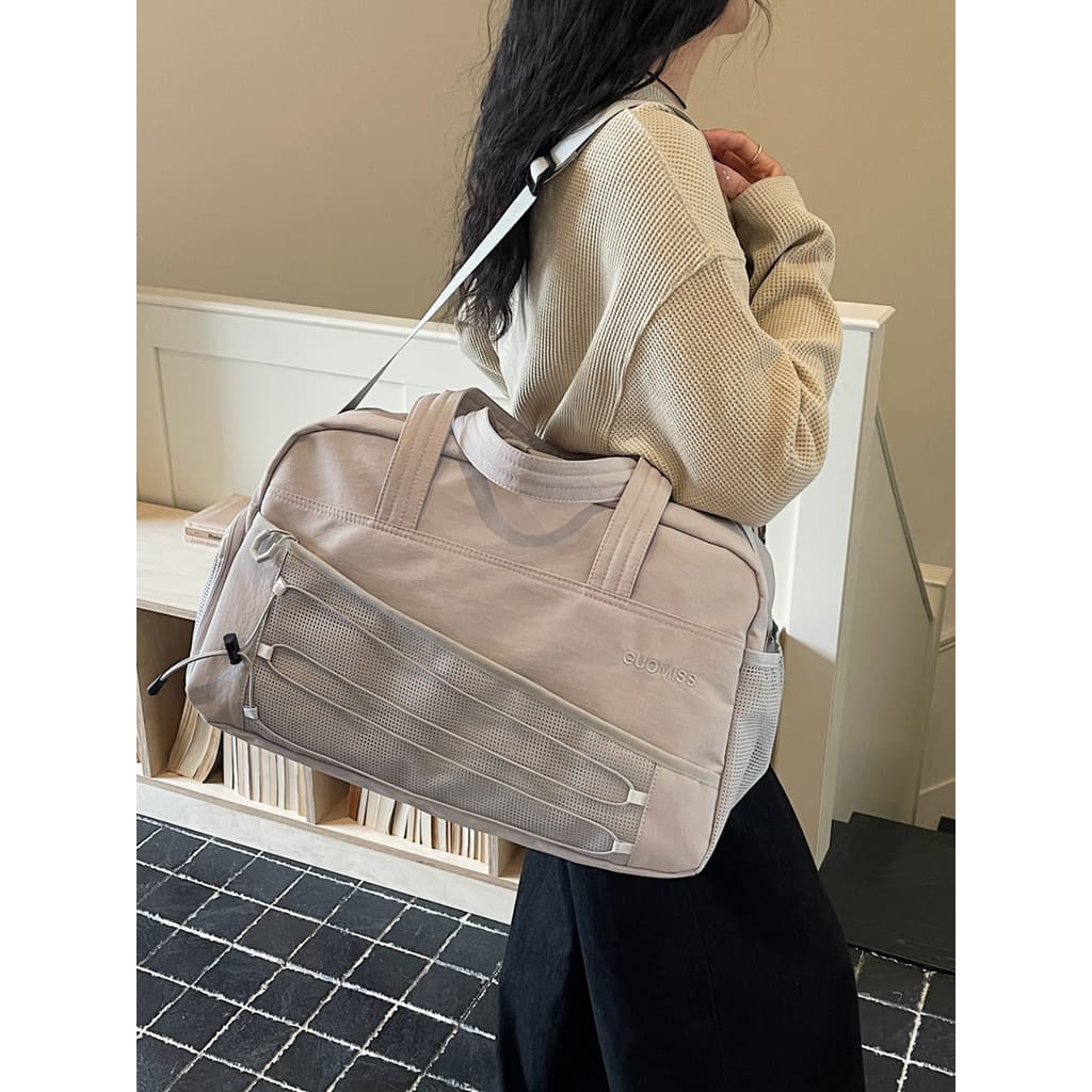 2026 novo estilo bolsa de viagem de grande capacidade das mulheres dos homens de curta distância leve portátil saco de g