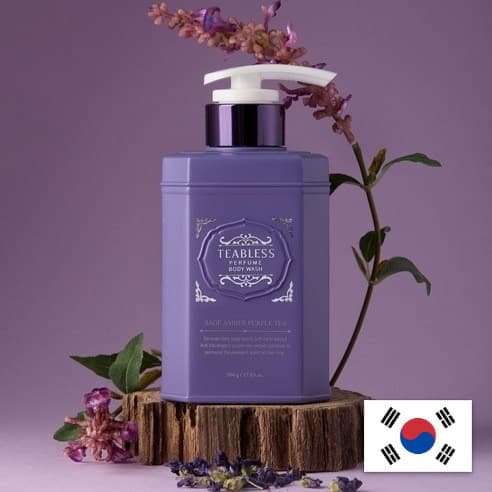 [TEABLESS] Sage Amber Purple Gel de Banho 500g / Antioxidante / Iluminador / Hidratante / 100% Original