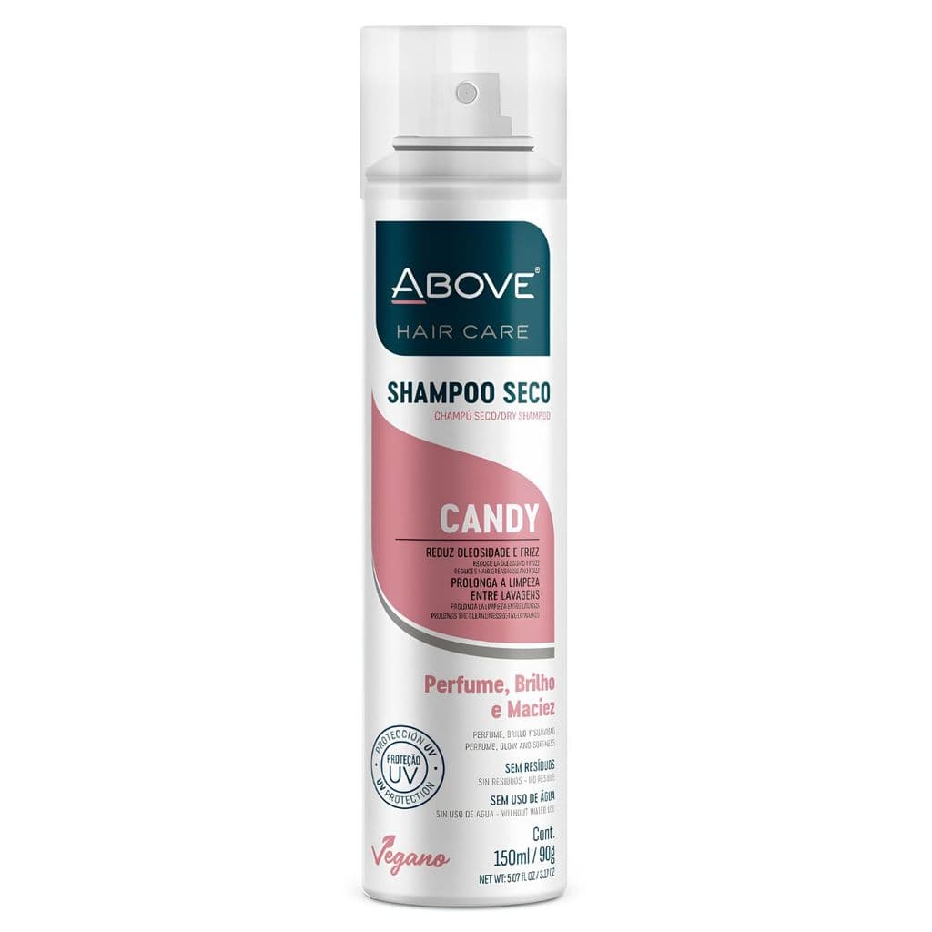 Shampoo Seco Above Candy Vegano Controle Oleosidade 150ml
