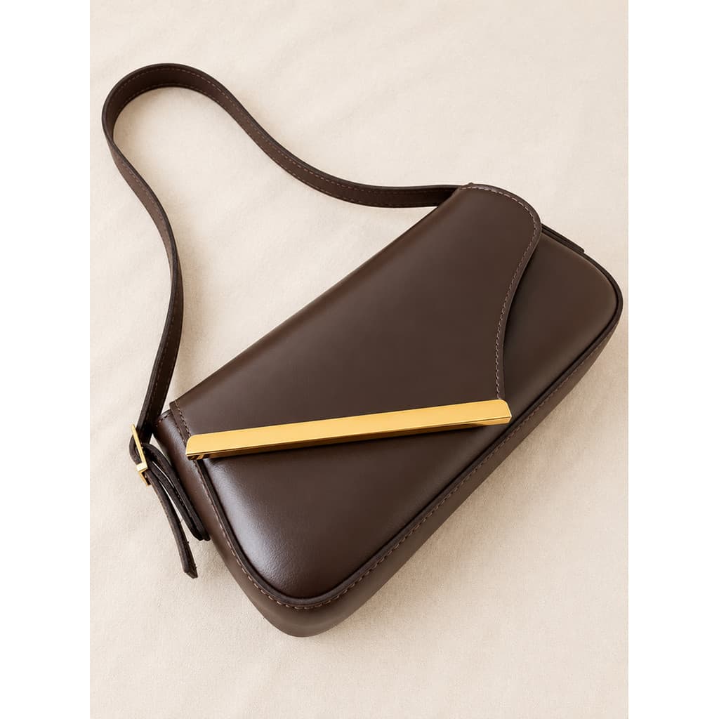 Bolsa Feminina Envelope Metal Tiracolo Alça Regulavel Elegante Blogueira