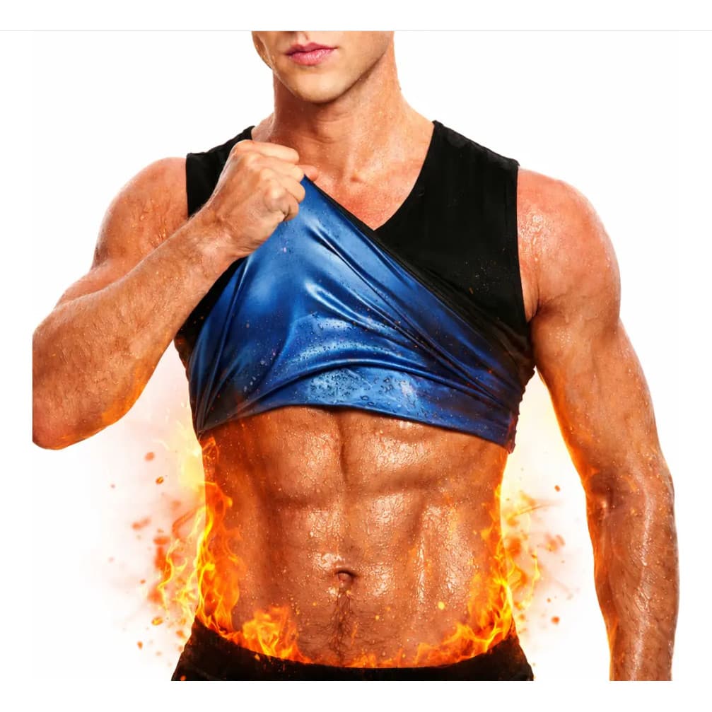 Camisa Regata Termica Cinta Camiseta Compressão Abdominal Masculino Sauna Modeladora Redutora Medidas