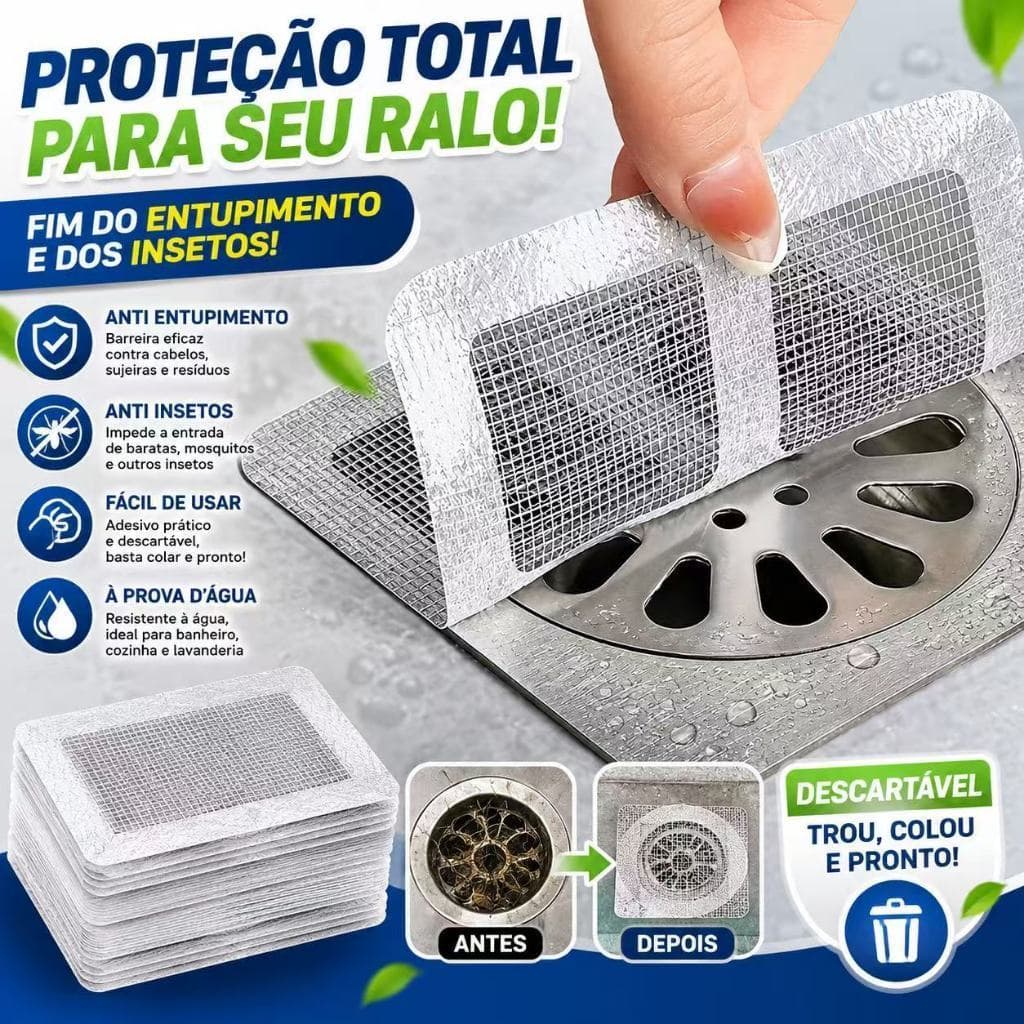 KIT 100,50,30,40,20 Drain Protector Stickers Disposable Screen Anti-Clogging and Anti-Insect For Practical Home