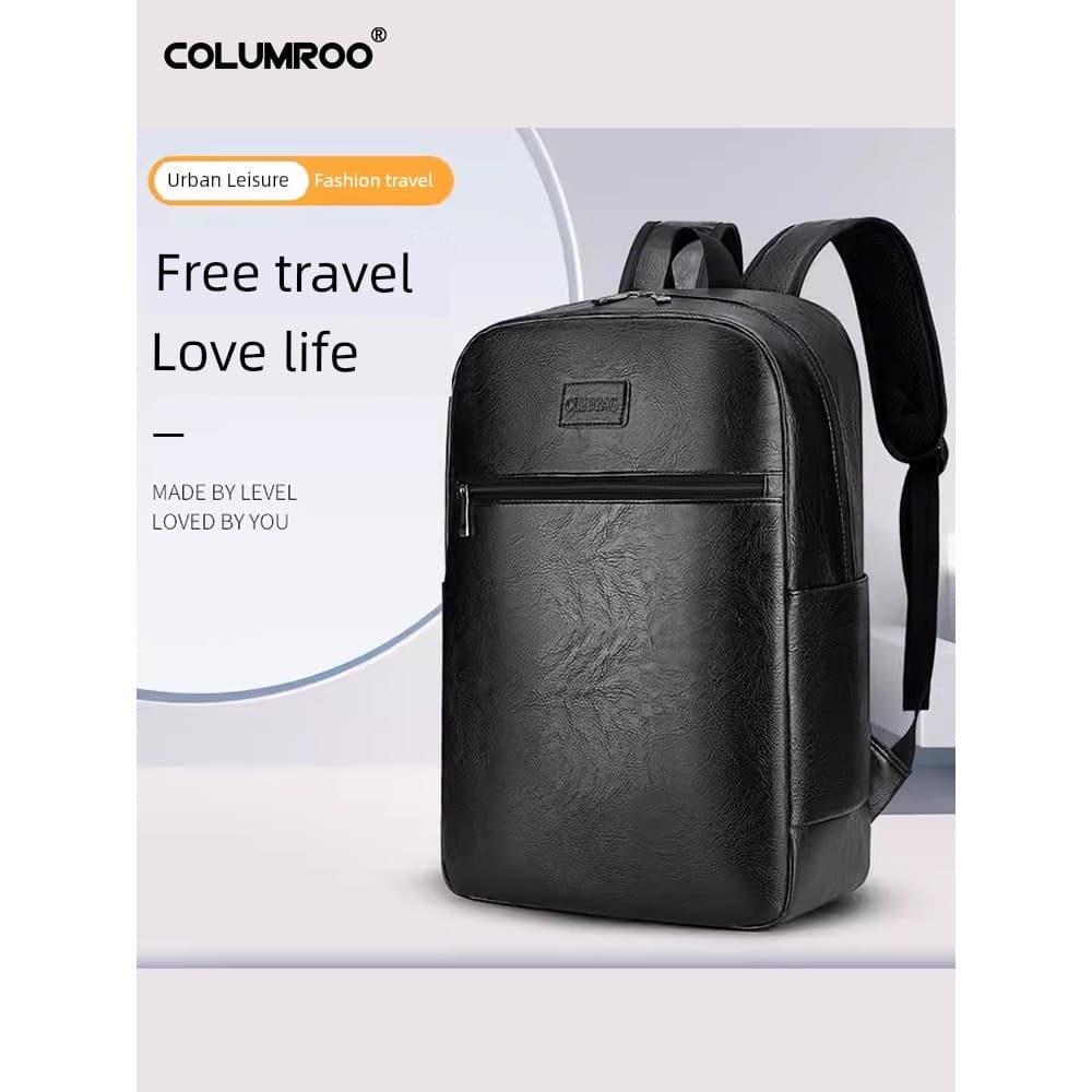 bolsa transversal feminino Bolsa Mochila masculina moda Casual grande capacidade de couro repelente de água multifuncion