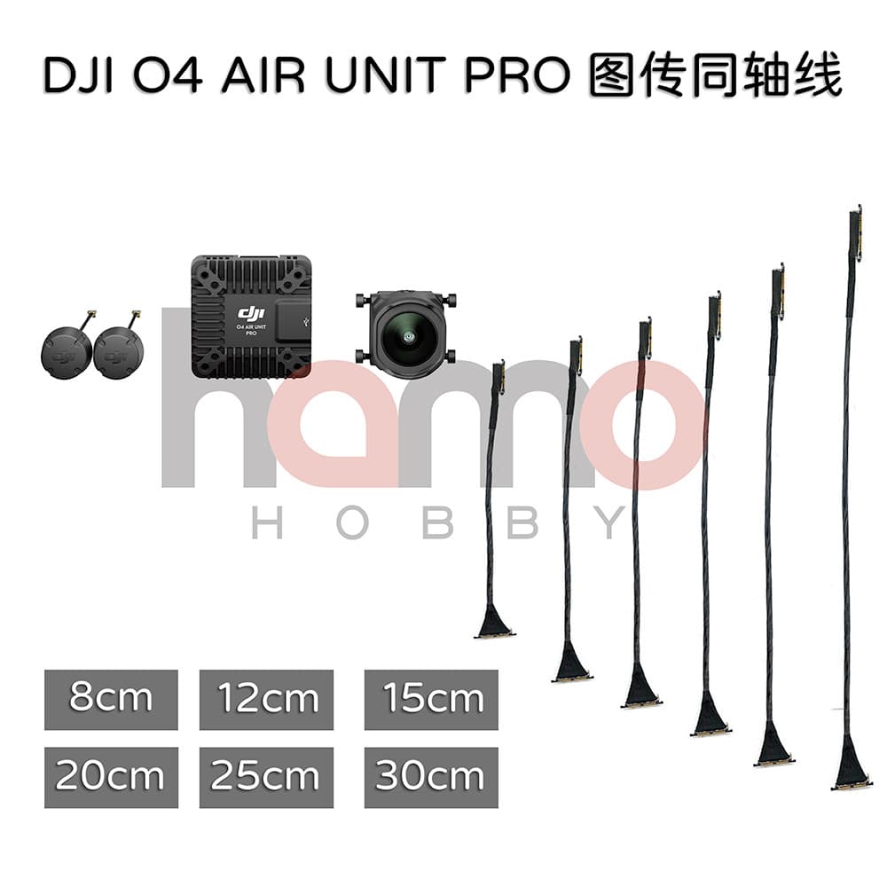 Cabo Coaxial da unidade DJI O4 PRO 15 20CM Sky End Acessórios O4pro Atualização de substituição de transmissão de imagem