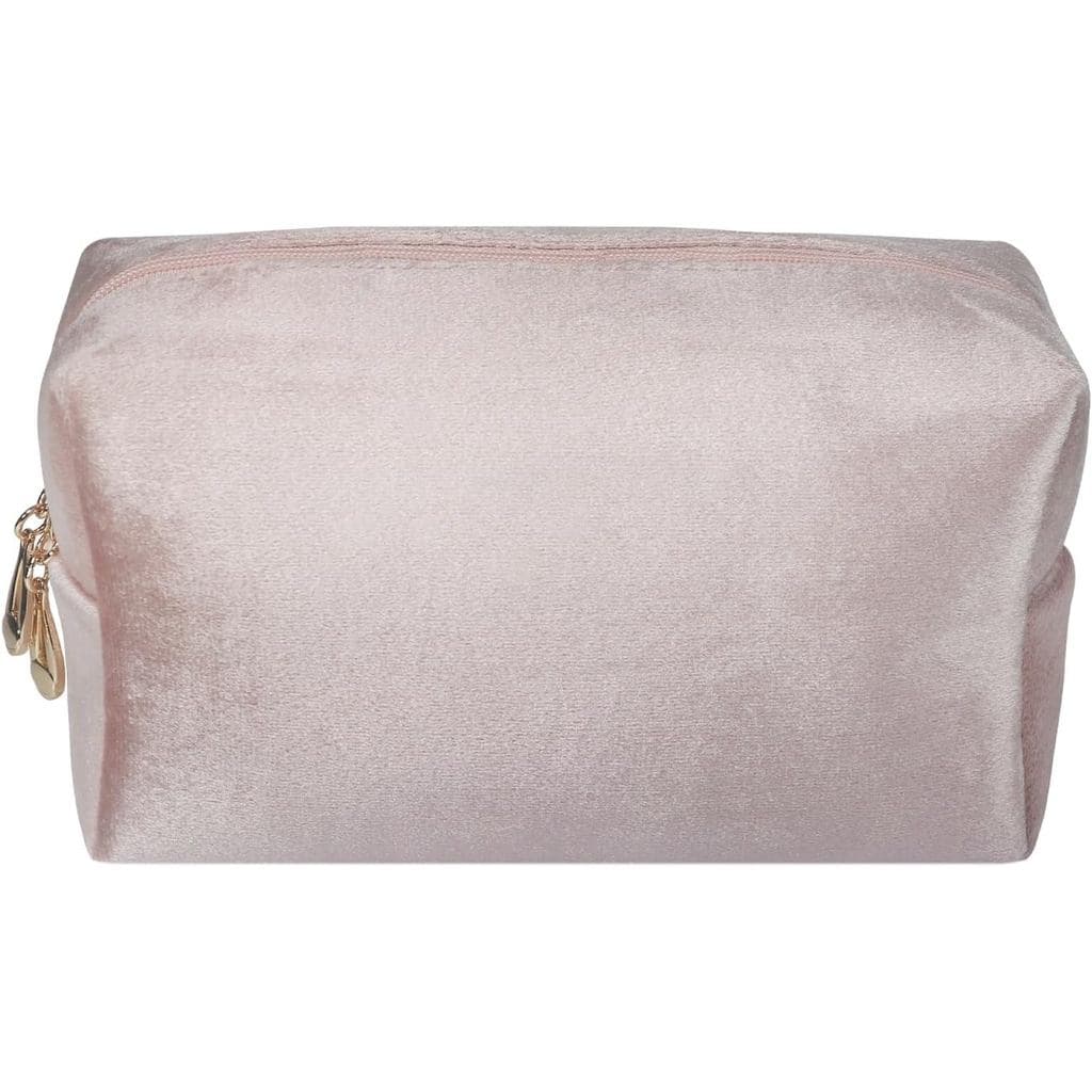 Bolsa de Maquiagem de Veludo Leve, Bolsa de Maquiagem Elegante para Mulheres, Bolsa de Cosméticos Portátil, Pequena Nece