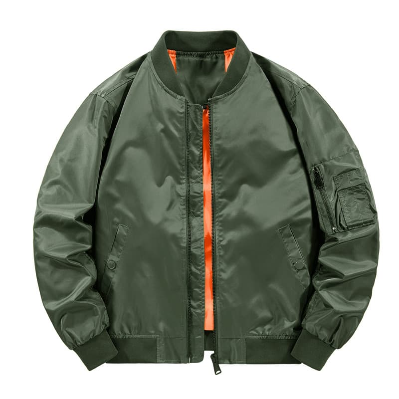 Street Wear ma1 força aérea bombardeiro jaqueta masculina jaqueta de algodão fino uniforme de beisebol americano primave