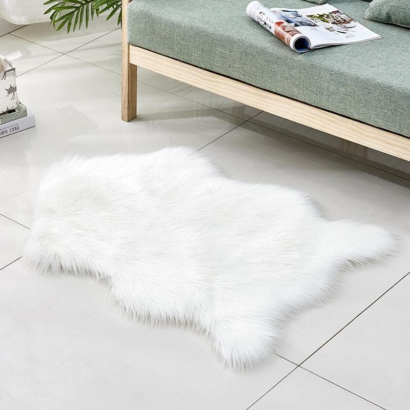 Além de almofada de pelúcia almofada de pé estilo europeu imitação de lã tapete longo doméstico sala estar quarto interi