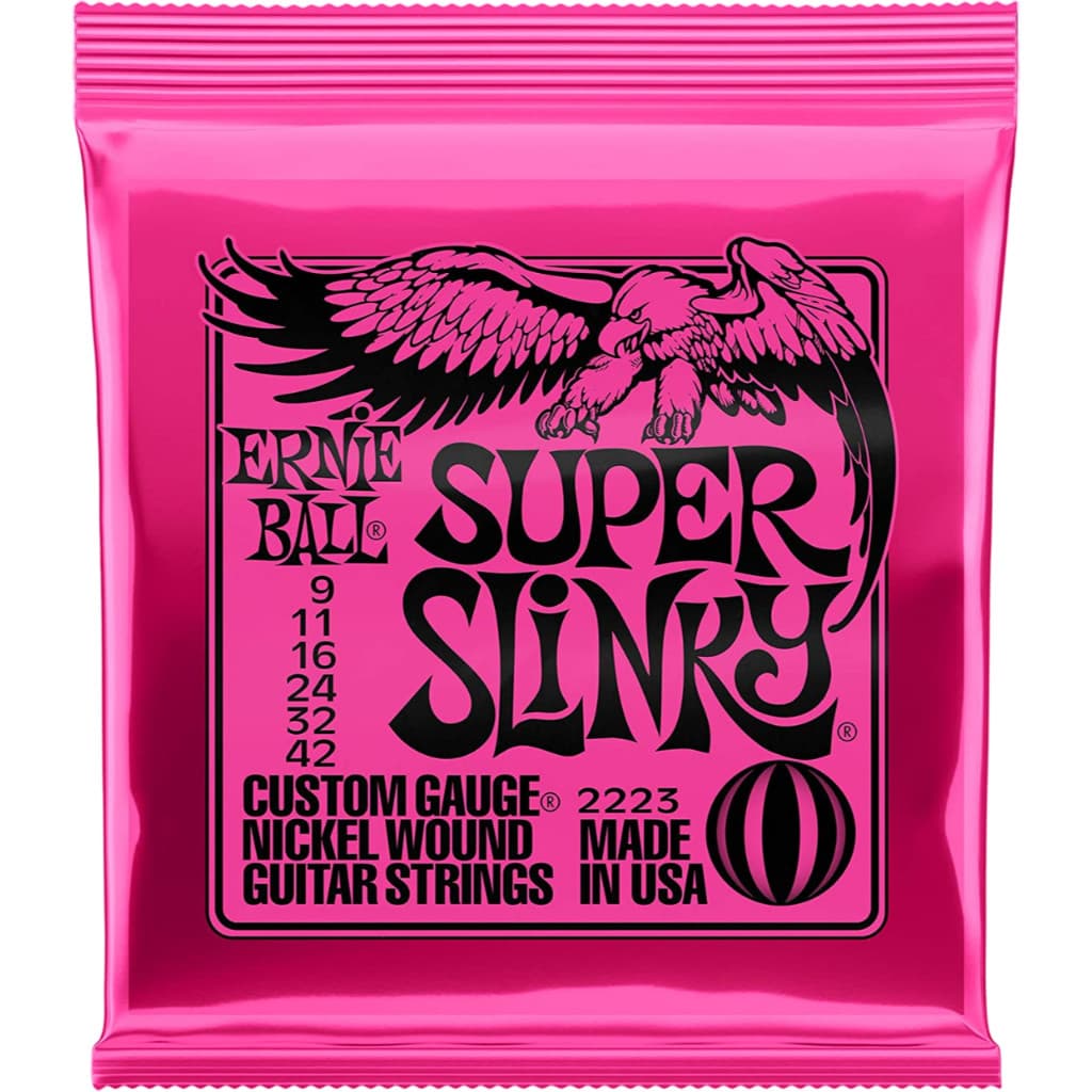 Encordoamento Guitarra 009 Ernie Ball Super Slinky 2223