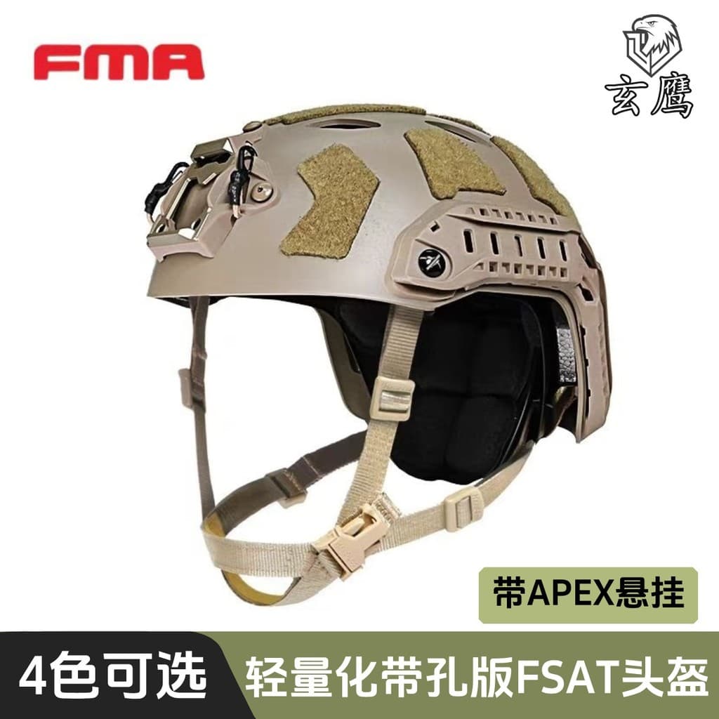 FMA FAST Capacete SF Capacete de ângulo reto com versão de furo Capacete protetor leve Anti-queda Capacete de ciclismo C