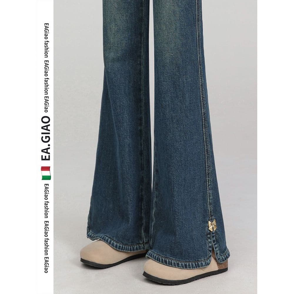 Split Micro-leggings mulheres Plus Size gordura mm cintura alta mais magro olhar não leggings calças largas forma de pêr