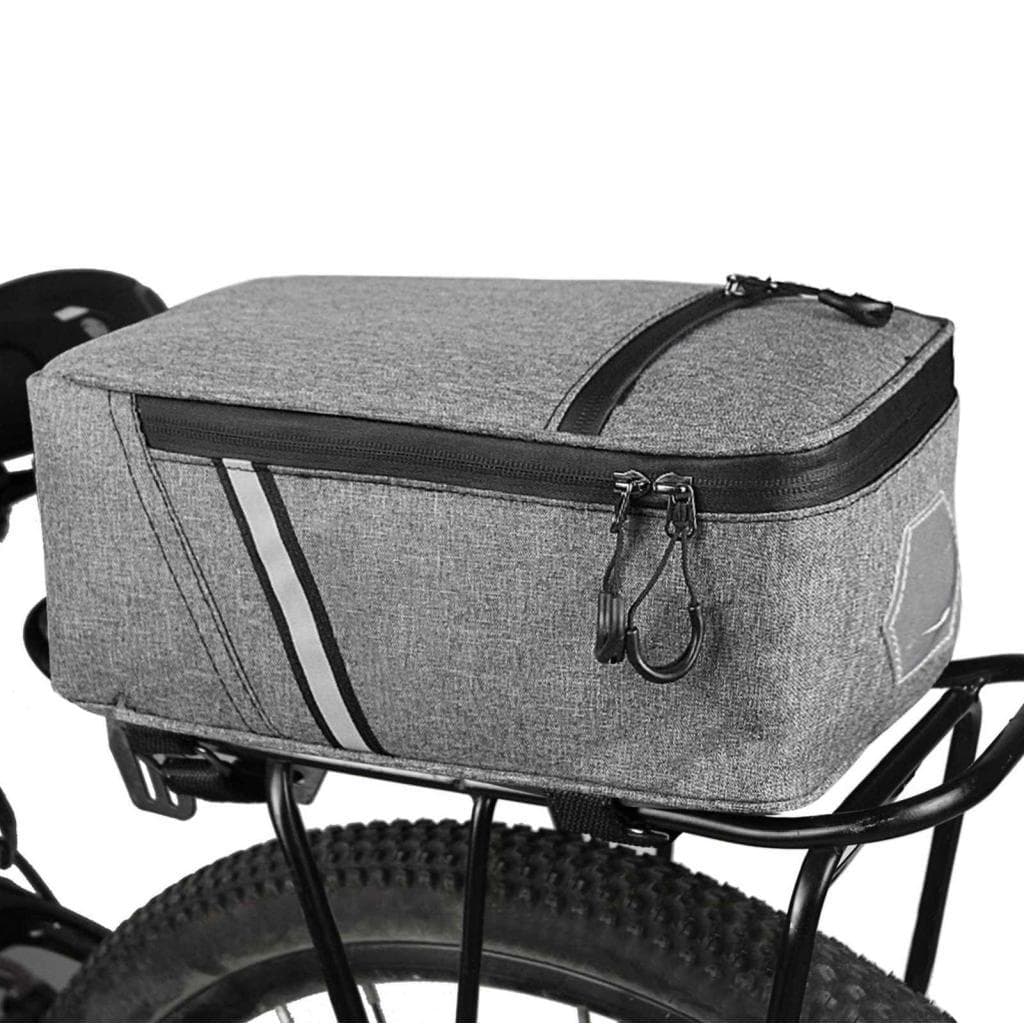 Fangzi Bolsa para rack traseiro de bicicleta 5L resistente à água para porta-malas de ciclismo ebike assento pannier