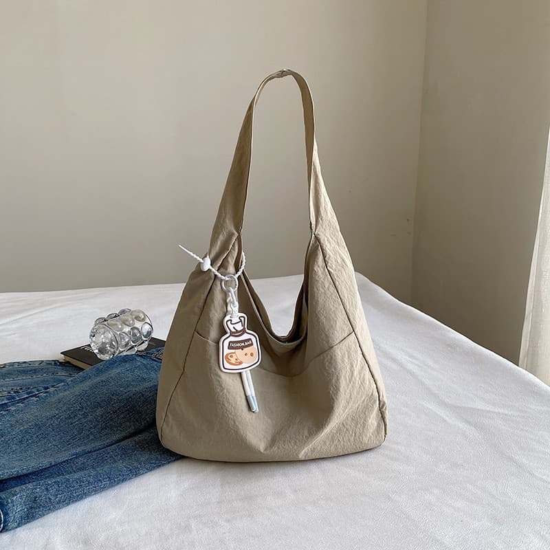 Versão coreana All-Match bolsa de lona literária feminina 2024 verão novo estilo moda Casual sacola nicho na moda saco d