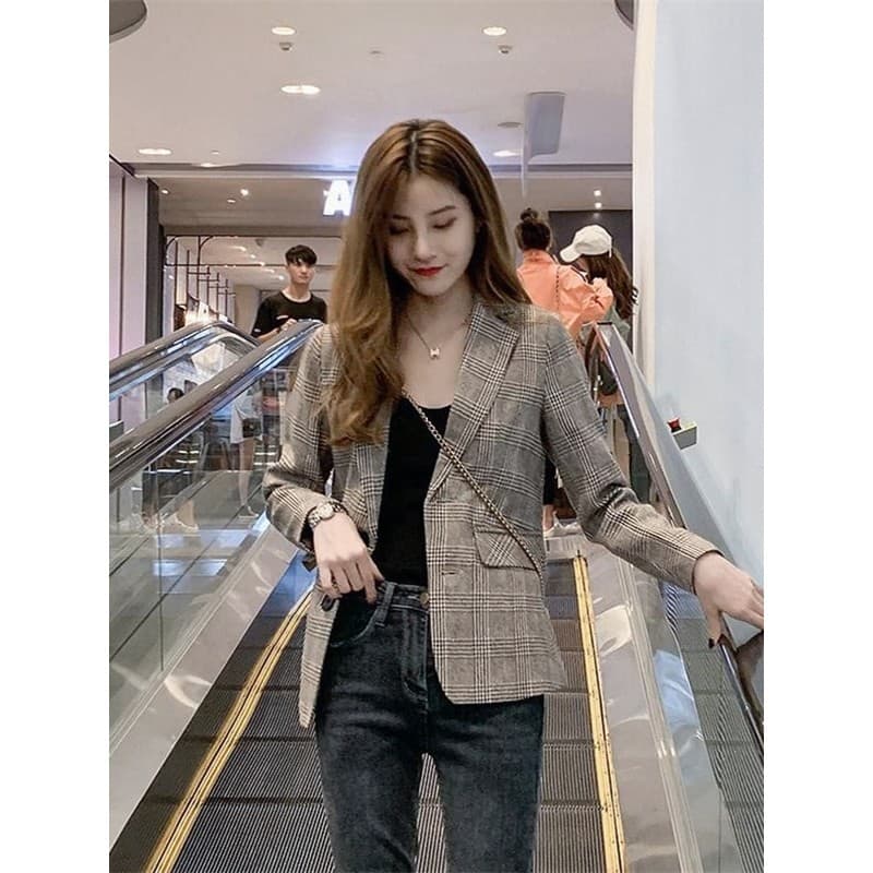 Pequeno terno jaqueta feminina 2026 primavera outono novo estilo versão coreana estudante estilo curto influenciador peq