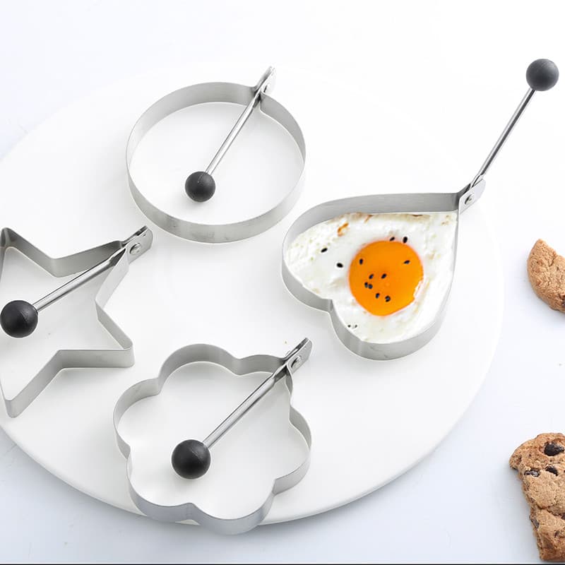 Molde doméstico criativo amor omelete modelo antiaderente Pan ovo escalfado ovo frito cozinha cozimento bebê cozinhar