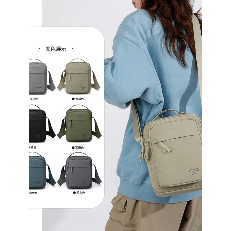 Rosa casual moda feminina saco do mensageiro grande capacidade leve casual ciclismo perto-encaixe bolsa de ombro Oxford