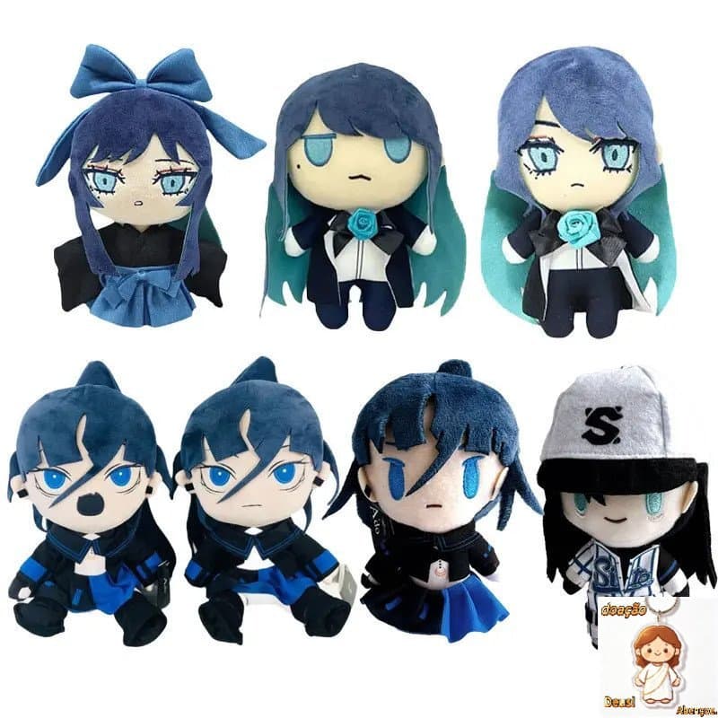 ✨ Ado Hibana Pelúcia Novos Brinquedos De Personagens De Anime De Desenhos Animados Kawaii Plushie Boneca Soft Para Colec