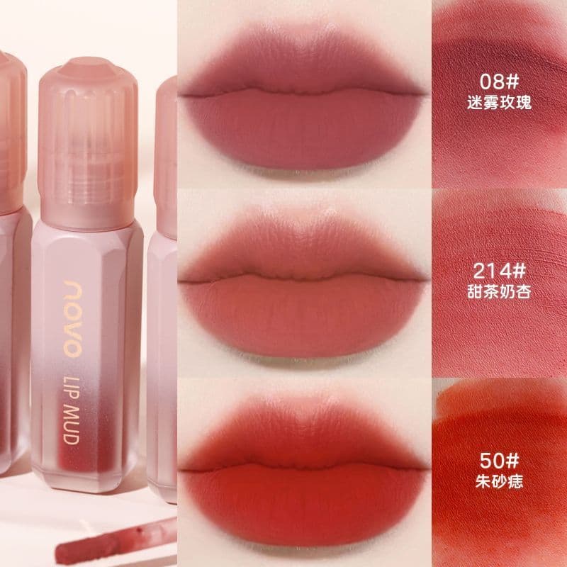 [NOVO] Batom matte, não transfere, não desbota, à prova d'água, gloss labial de alta qualidade, mousse labial, popular n