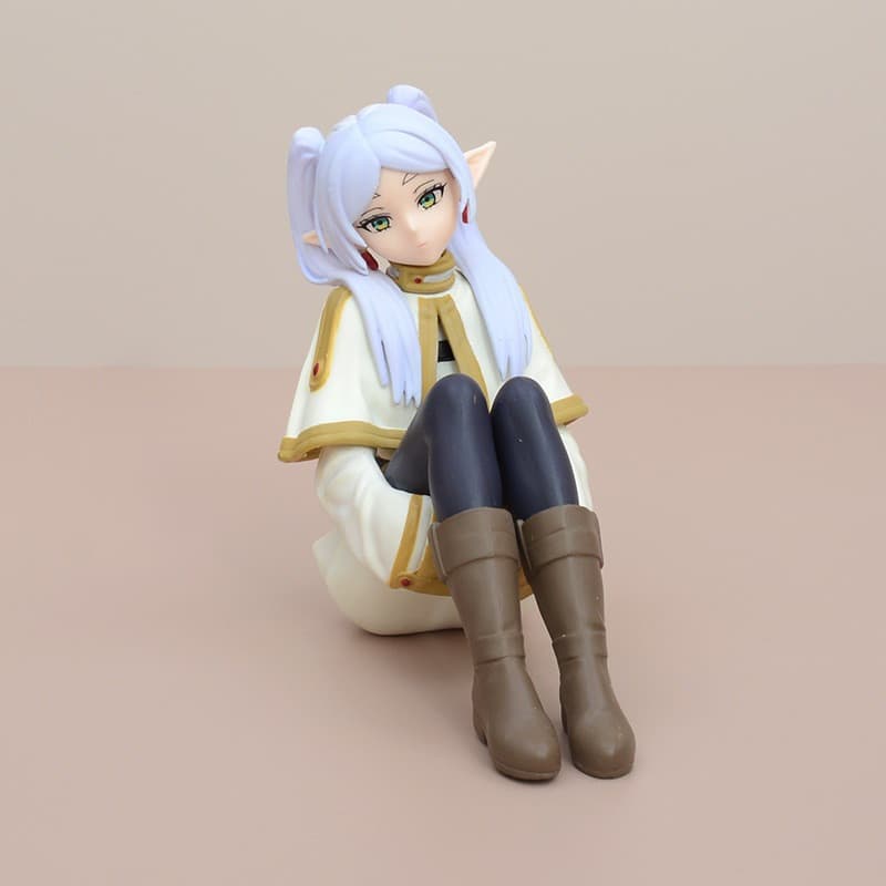 Figura de Elfo de Anime "Frieren: Beyond the Journey's End" de 11cm, Modelo Articulado em PVC, Ornamento de Mesa, Decora