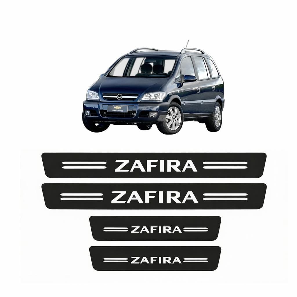Soleira de Porta Zafira Kit  Antirrisco | Vinil Automotivo Personalizado Carro Soleira