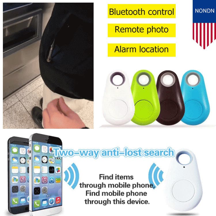 【Compacto e Portátil】[Rastreador Portátil] Rastreador Bluetooth/Localizador Anti-Perda/Pet/Crianças/Alarmes