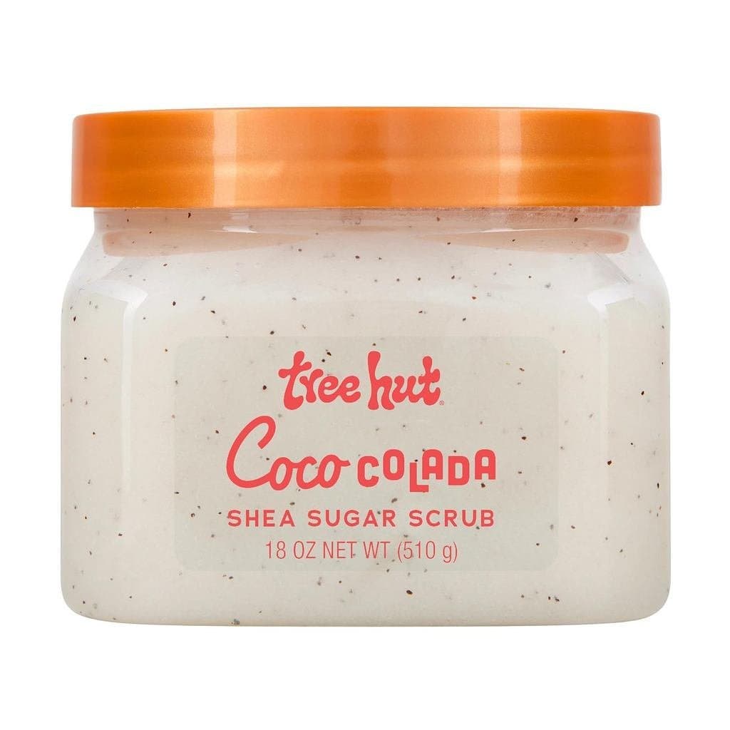 Esfoliante de Coco e Frutose TreeHut, 18oz, Esfoliante Ultra Hidratante, Essenciais de Cuidado Corporal Nutritivo 1Y2H