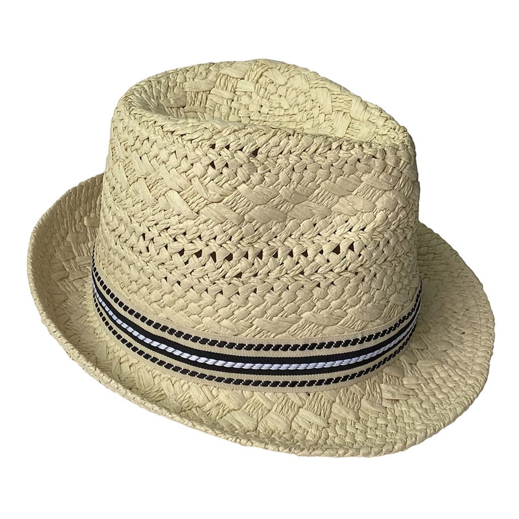 Chapéu panamá Gangster boné verão oco tecido chapéu de sol de palha chapéu de sol
