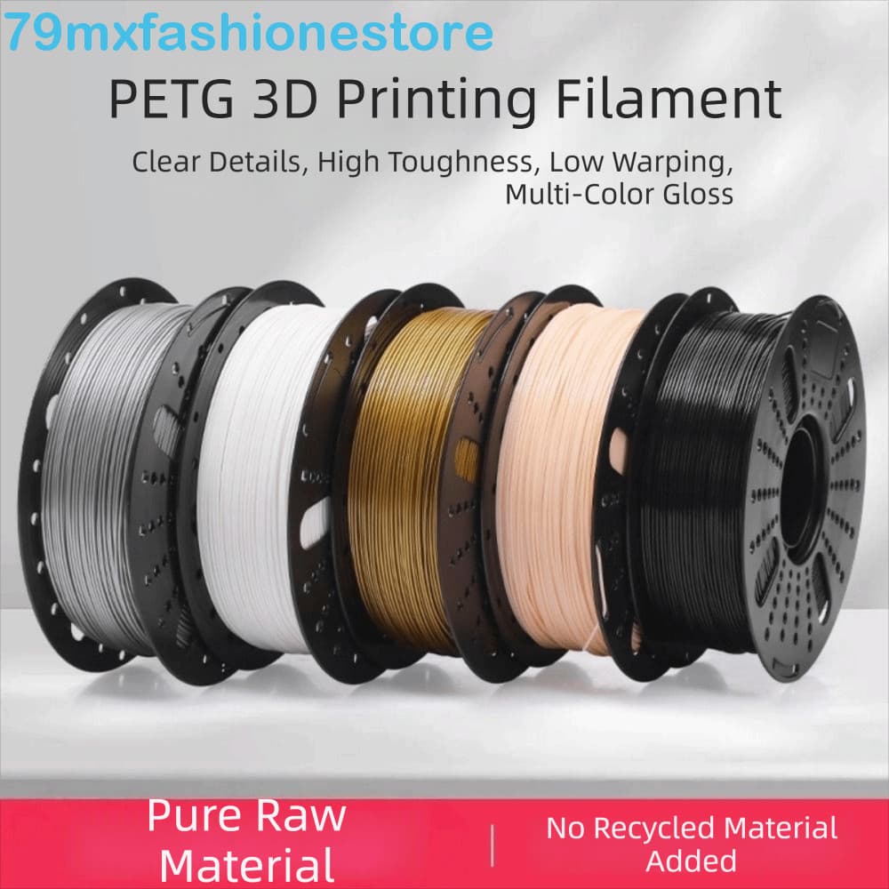 Filamento De Impressora 3D MXFASHIONESB , PETG De 1kg E 1.75 Mm De Diâmetro , Consumíveis De Impressão 3D Bem Enrolados