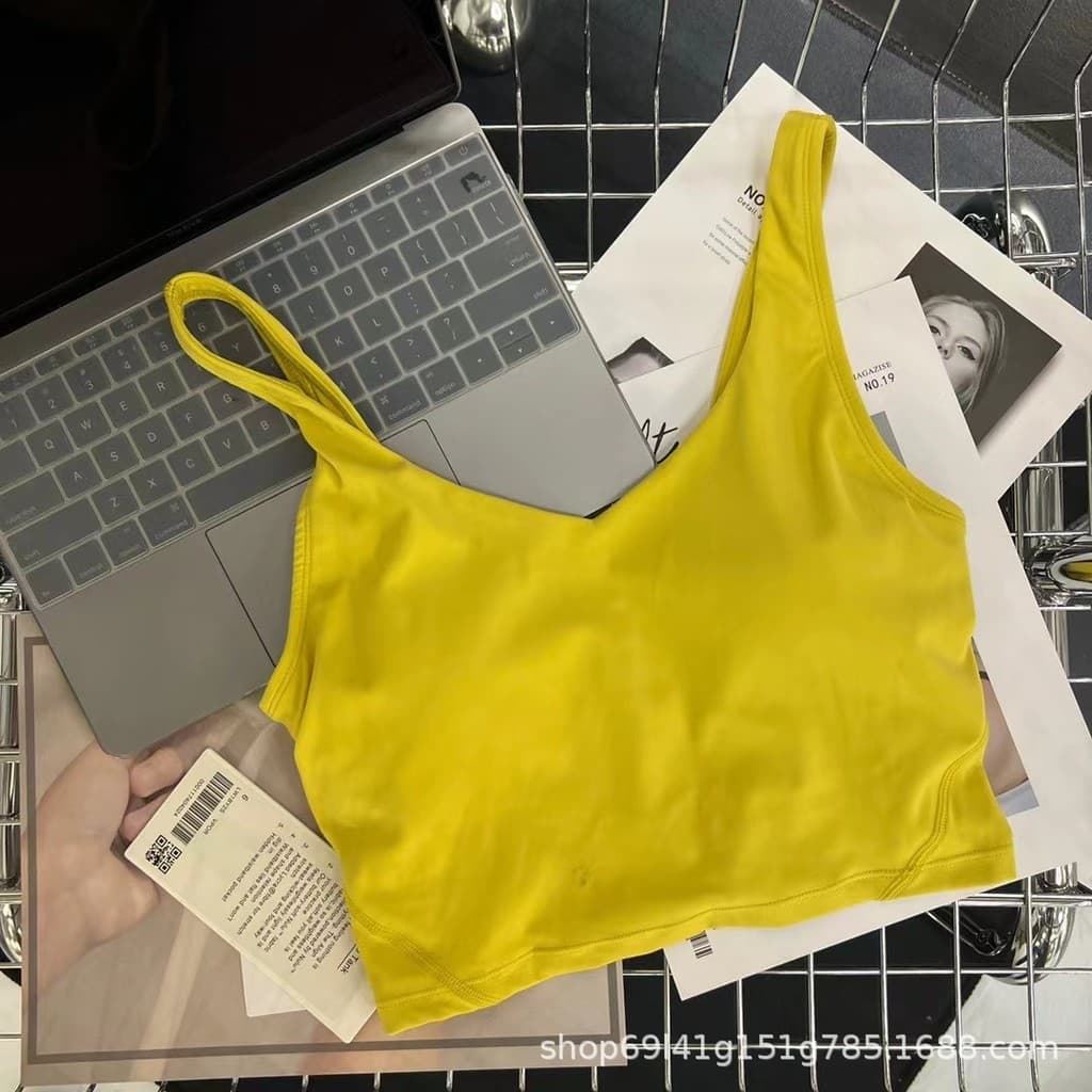 Roupas de Yoga mulheres roupa interior esportiva volta correndo estilo superior sutiã de fitness colete