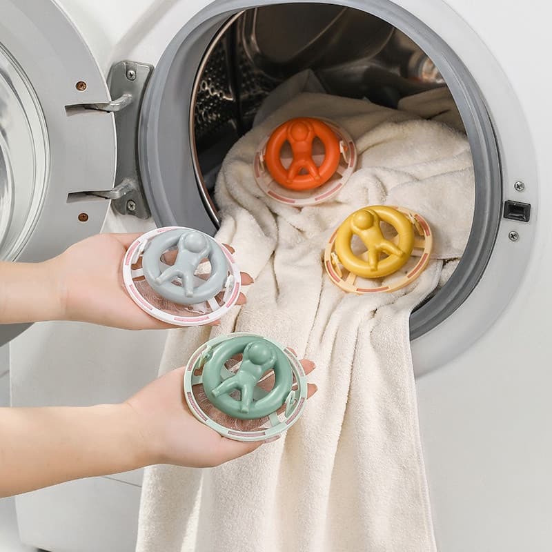 Filtro flutuante para lavadoras, saco de rede para remoção de cabelos, boia de natação, bola