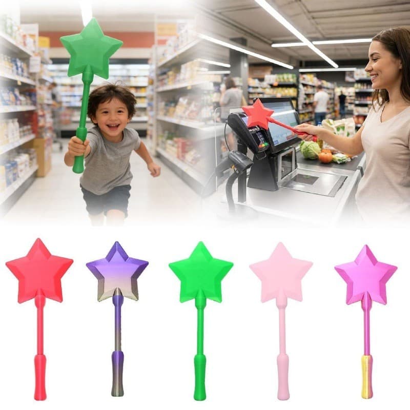 Torneira de varinha impressa em 3d para pagar jaqueta de pagamento sem contato com varinha mágica Starlight