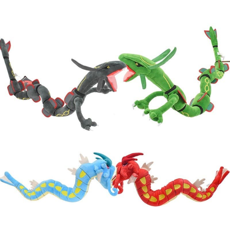 Pokemon Rayquaza Gyarados Brilhante Soft Plush Brinquedos Para Crianças Presente De Aniversário