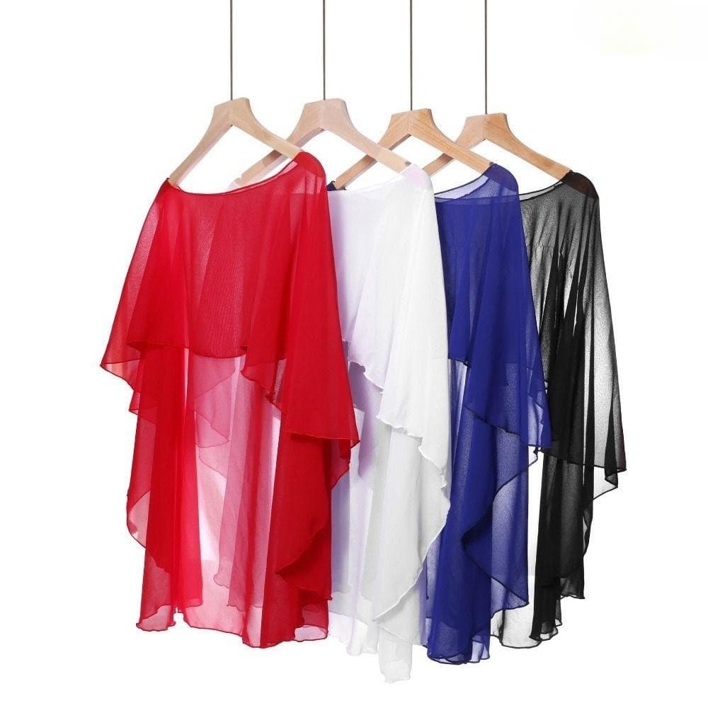 Xales de Casamento de Junho, Echarpes Longas e Macias para Jaquetas, Moda em Cores Sólidas, Chiffon, Echarpes de Ombro F