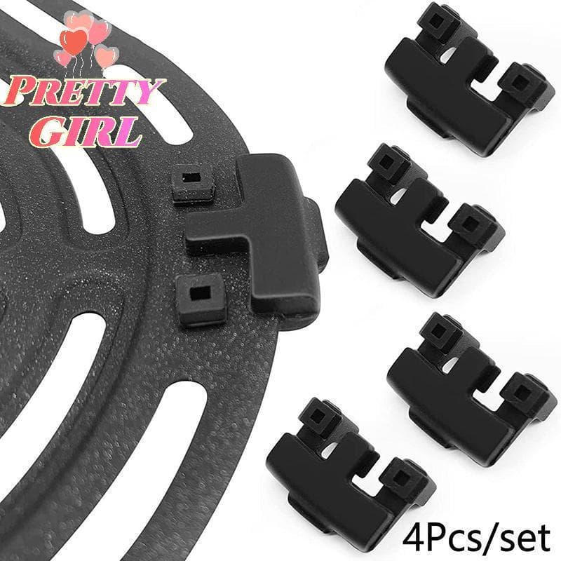 KNWC [Promoção] [Pretty ggirl] 4 Peças de Protetores de Borracha para Air Fryer, Conjunto de Utensílios de Silicone 0HYJ