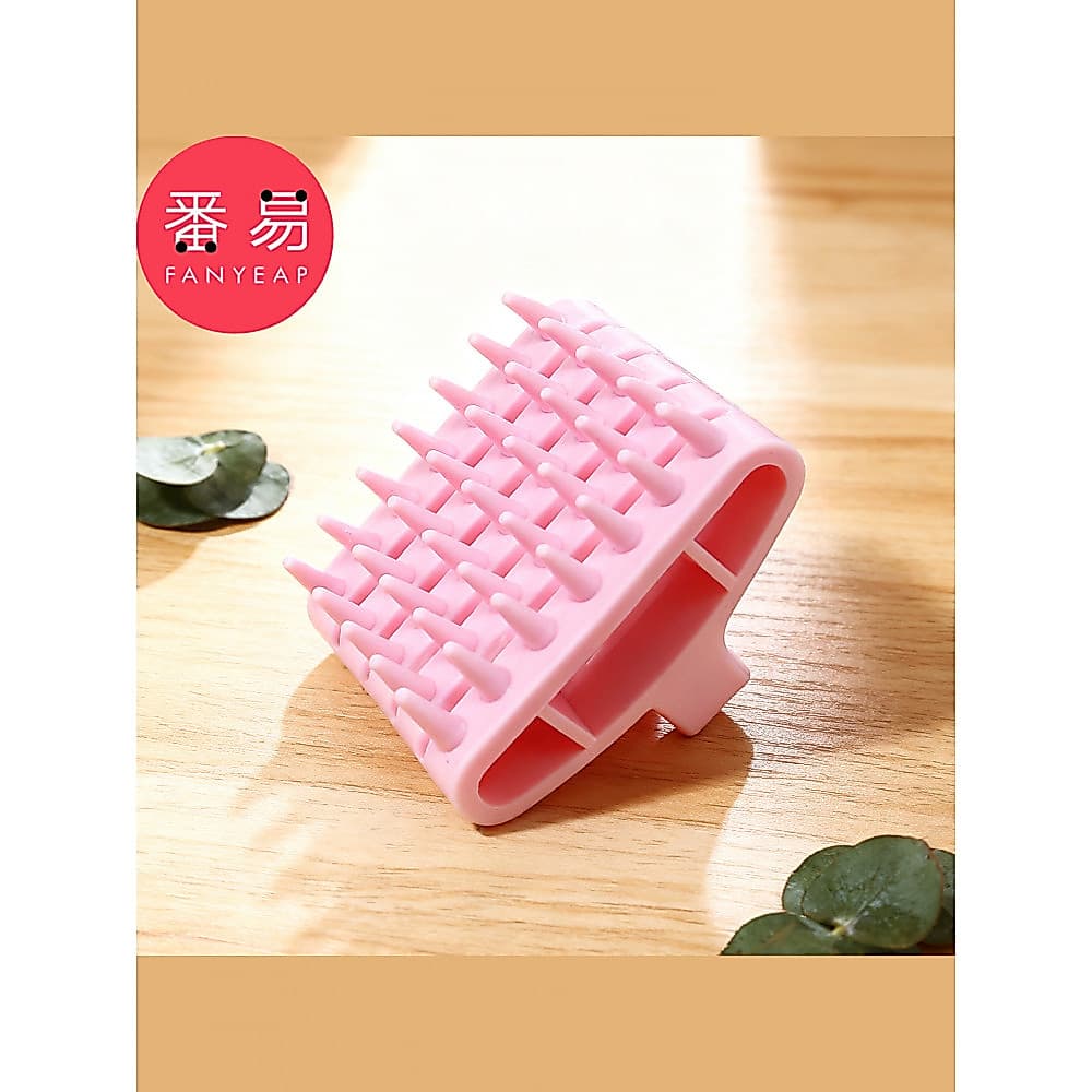Escova de shampoo B1pn001-Shampoo massagem pente shampoo escova senhoras limpeza shampoo pente escova oca para limpeza