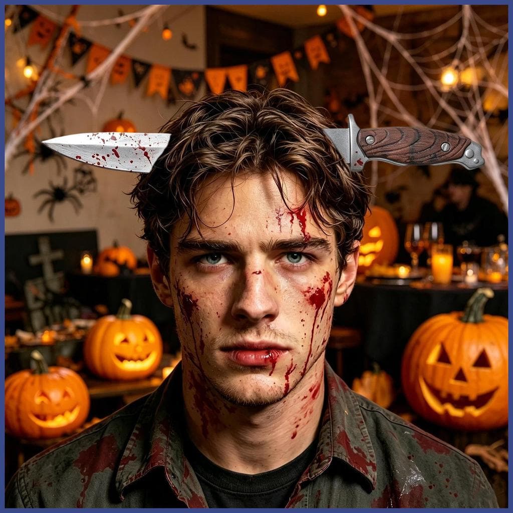Halloween Sangrento Bandana Engraçado Horror Headpiece Assustador Headbands Para Festa Truque Cosplay puiadmbr