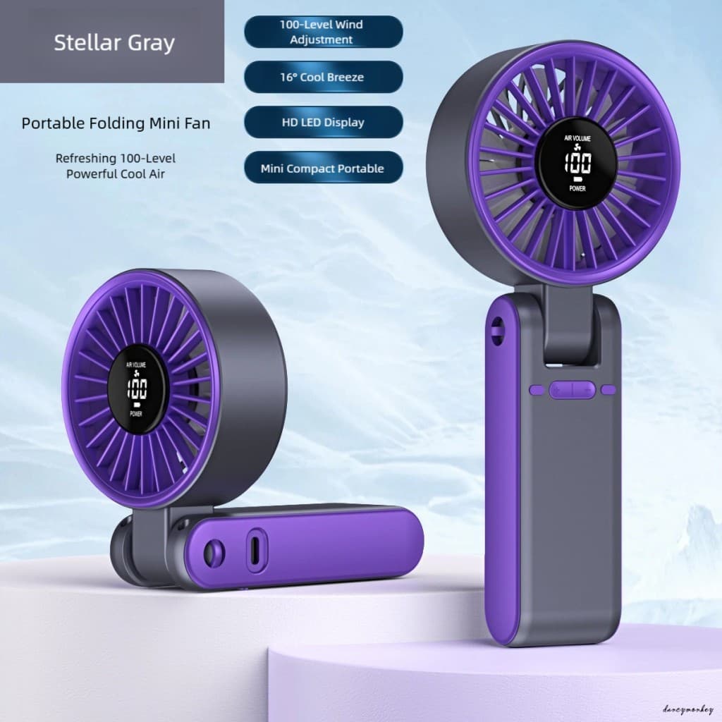 Ventilador Portátil Mini 3 Em 1 Com 120 Velocidades-Surf A9